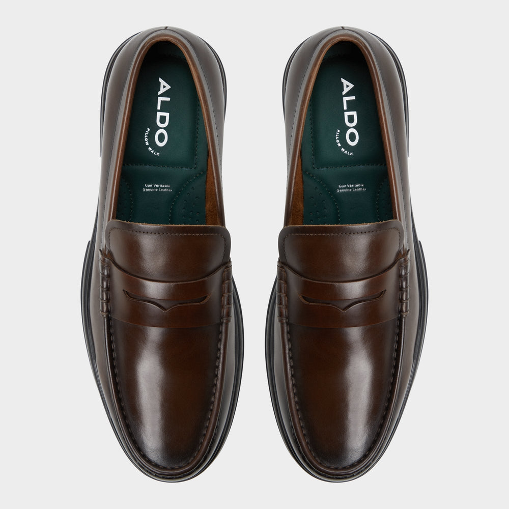 Tucker Other Brown Leather Smooth Men's Loafers & Slip-Ons - Loafer