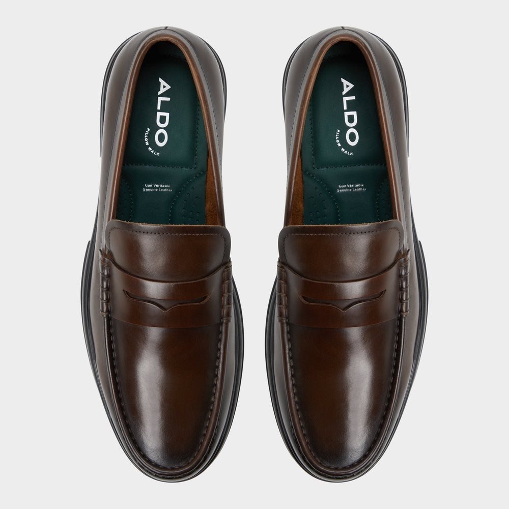 Tucker Other Brown Leather Smooth Men's Loafers & Slip-Ons - Loafer