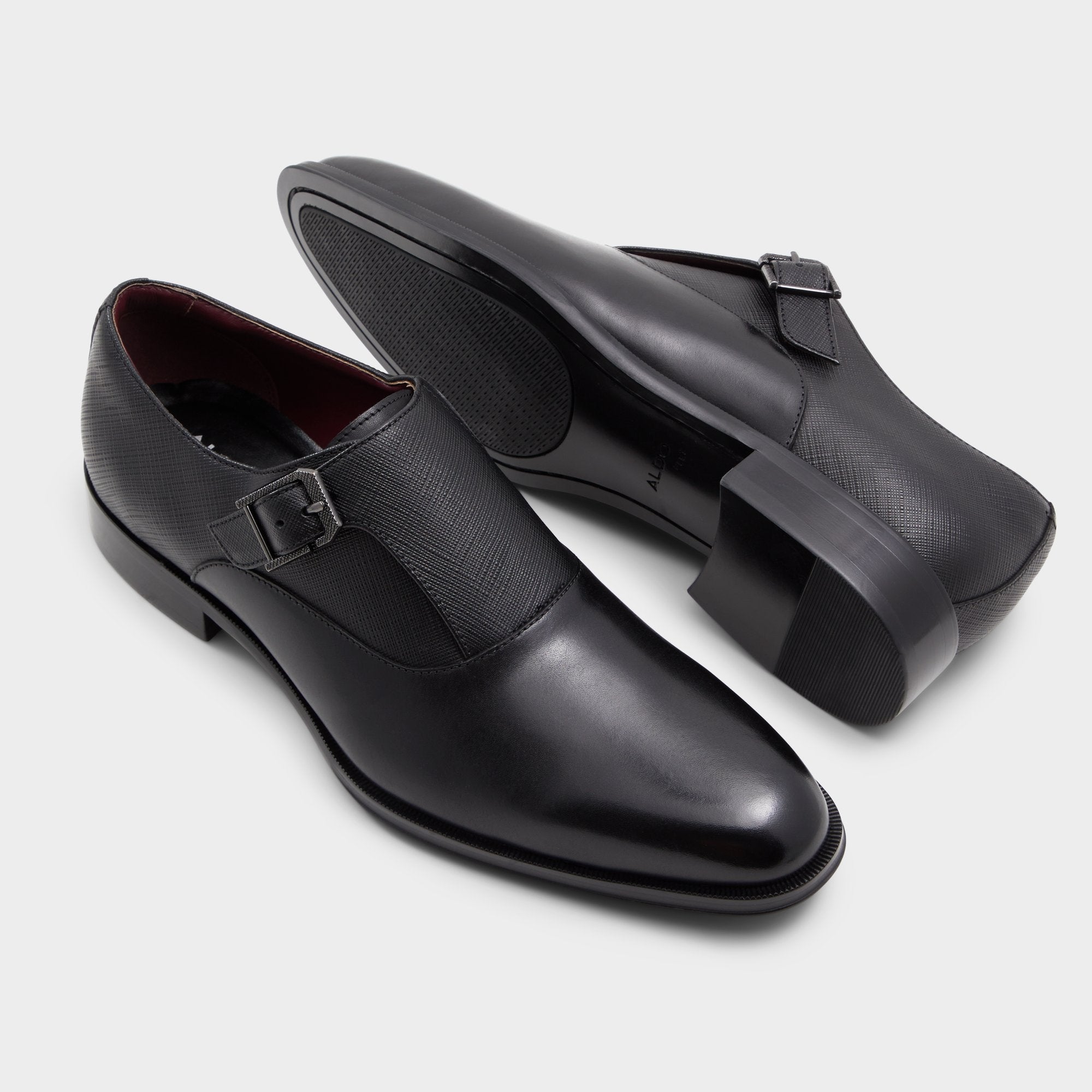Dashing Other Black Men's Loafers & Slip-Ons - Monkstrap loafer