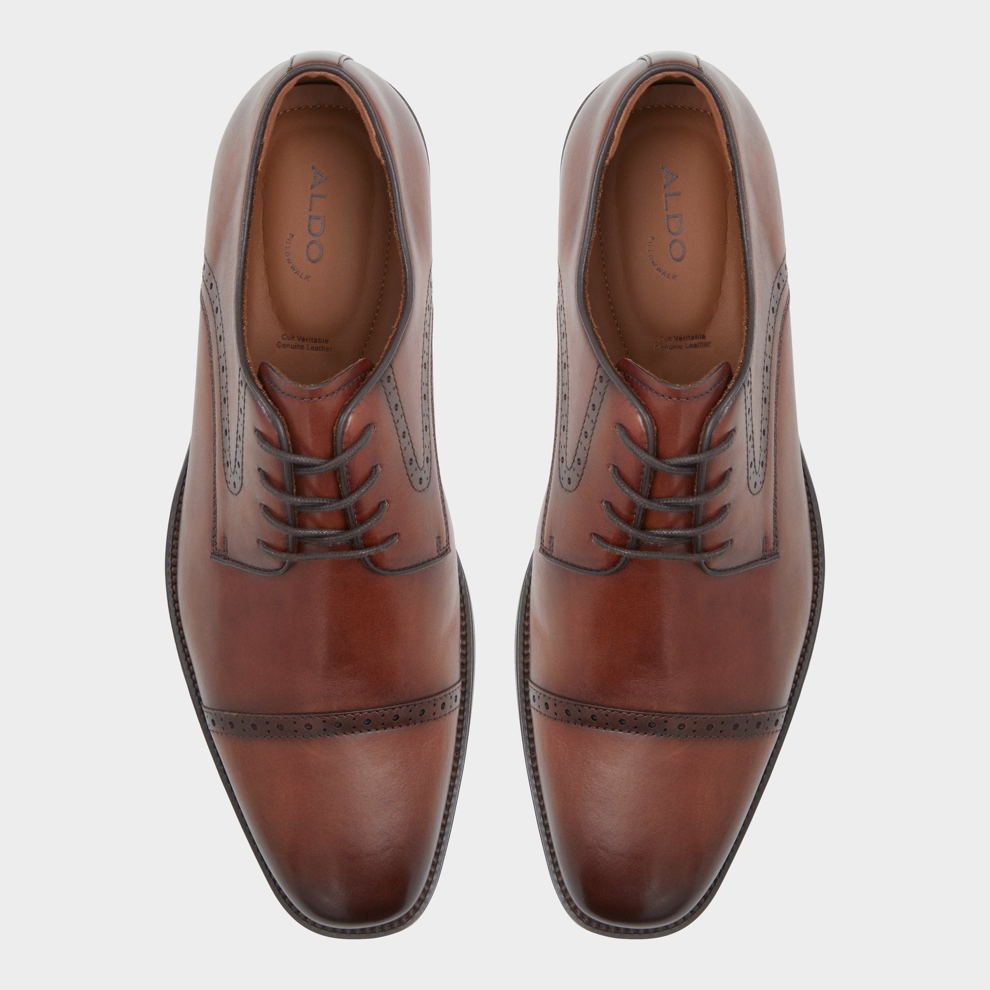 Bronko Cognac Men's Oxfords & Lace-ups - Derby shoe