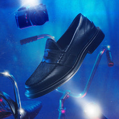 Roll4Yourlife in Black White - Men's loafer