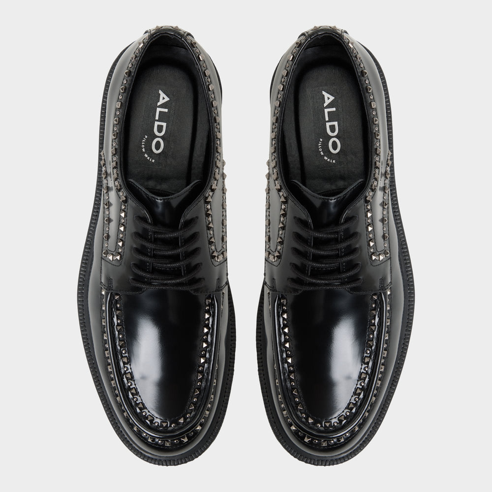 Frederiko Black Men's Oxfords & Lace-ups - Oxford shoe