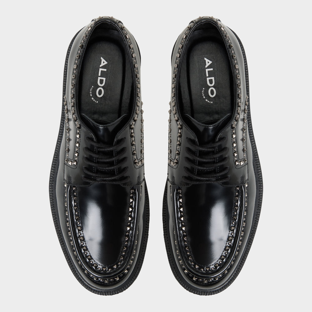 Frederiko Black Men's Oxfords & Lace-ups - Oxford shoe
