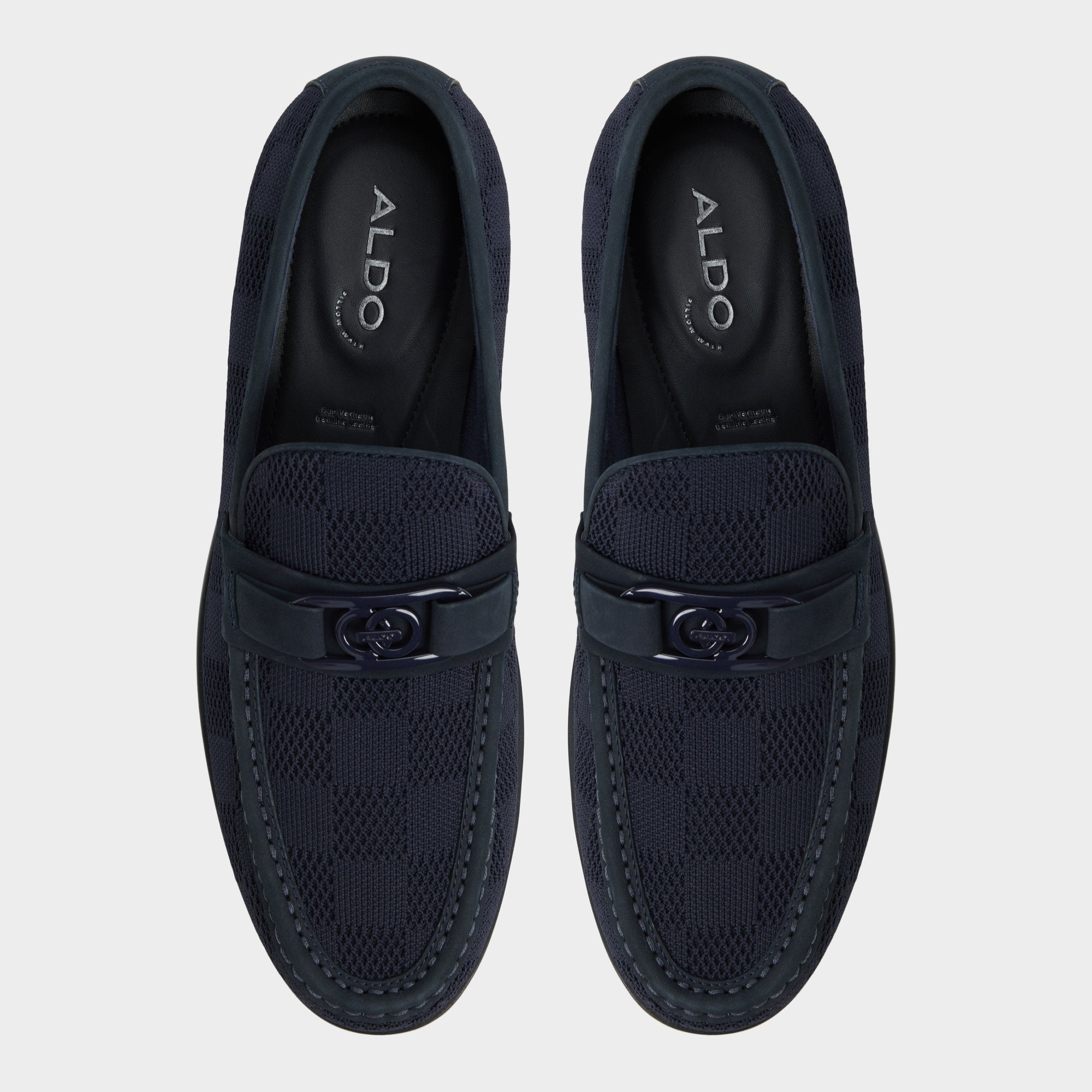 Hawley Navy Men's Dress Shoes - Loafer