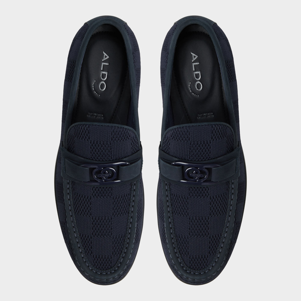 Hawley Navy Men's Dress Shoes - Loafer