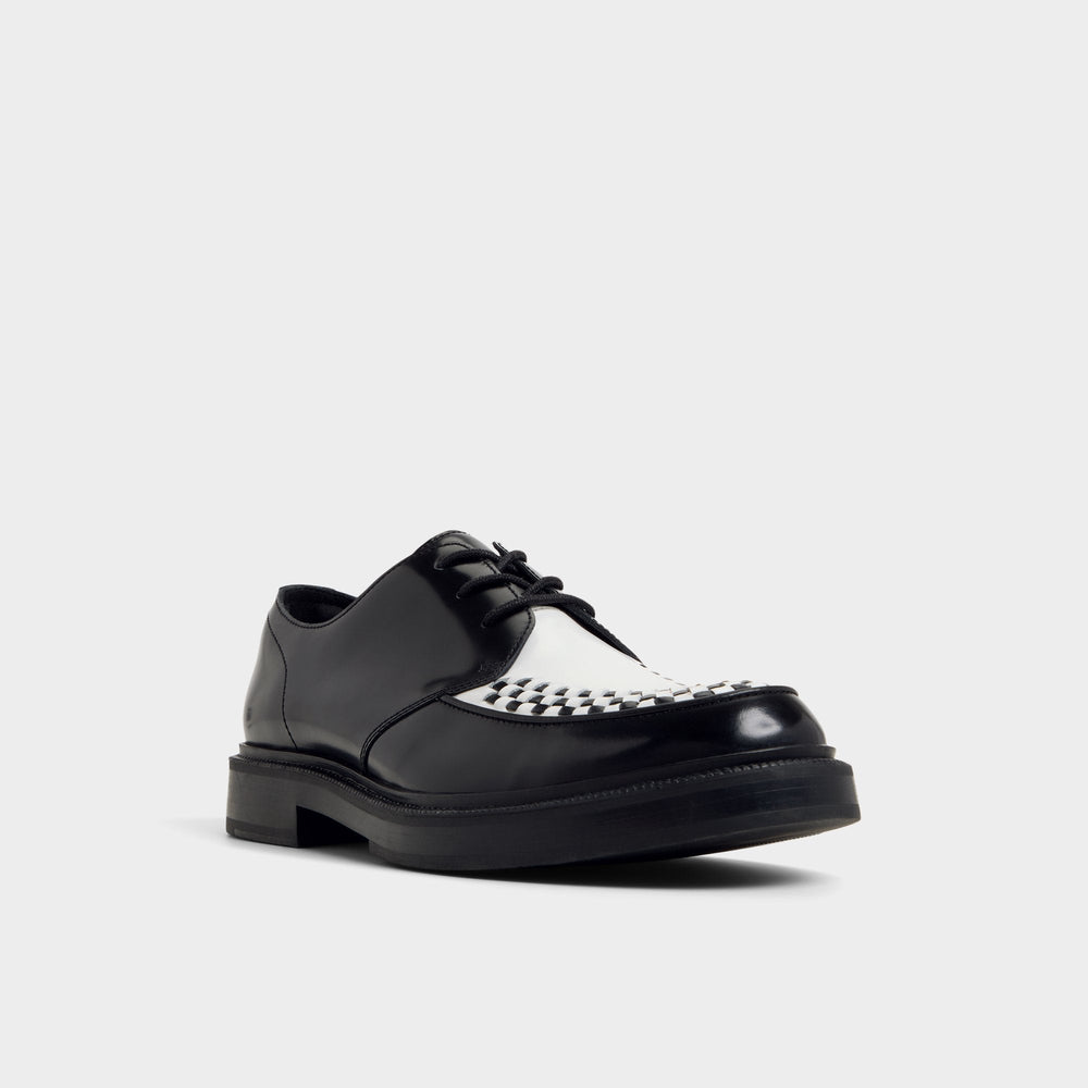 Rocco in Black White - Oxford shoe