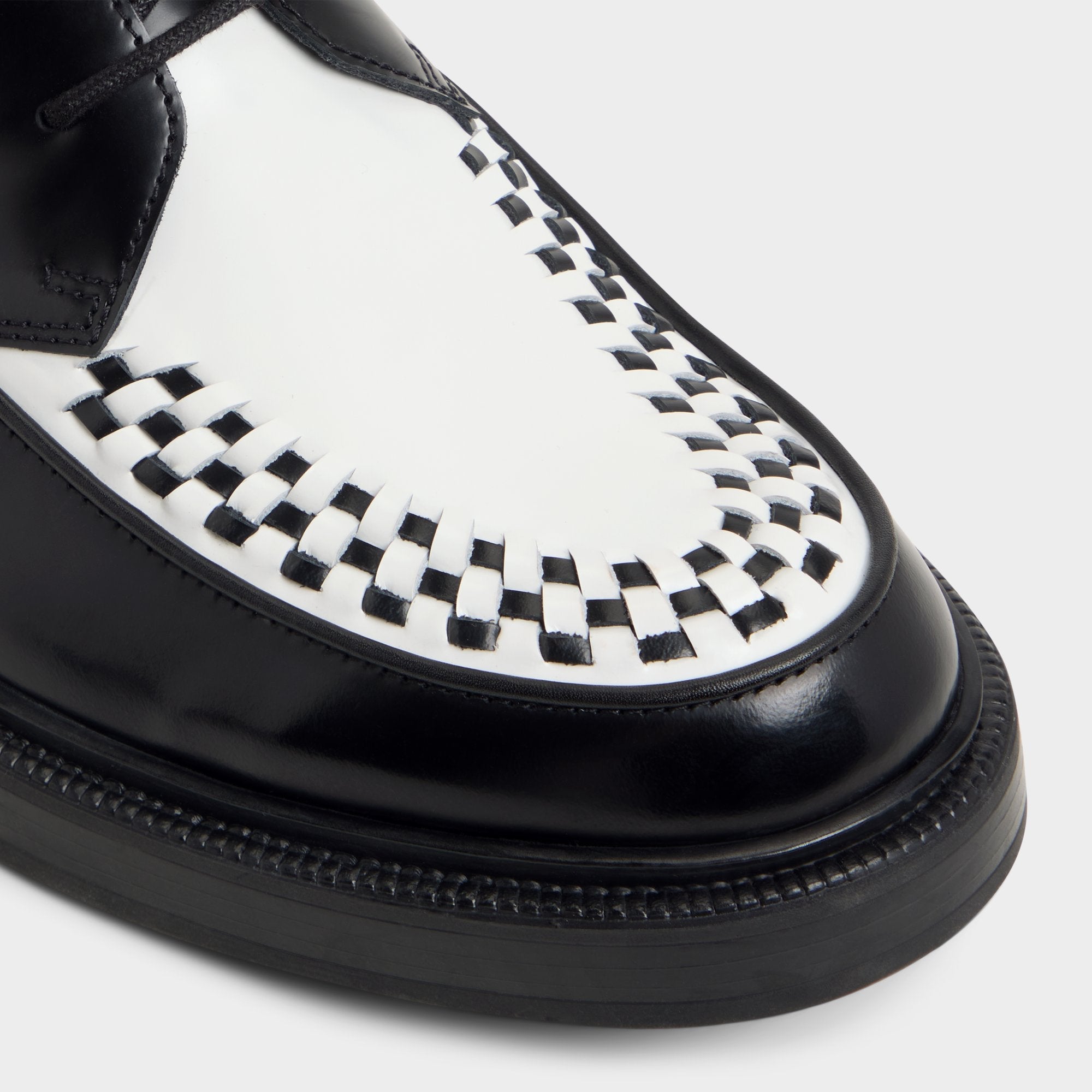 Rocco in Black White - Oxford shoe