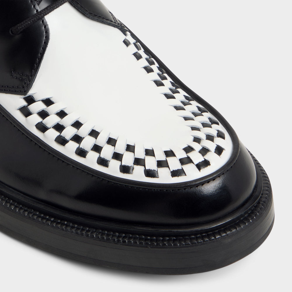 Rocco in Black White - Oxford shoe