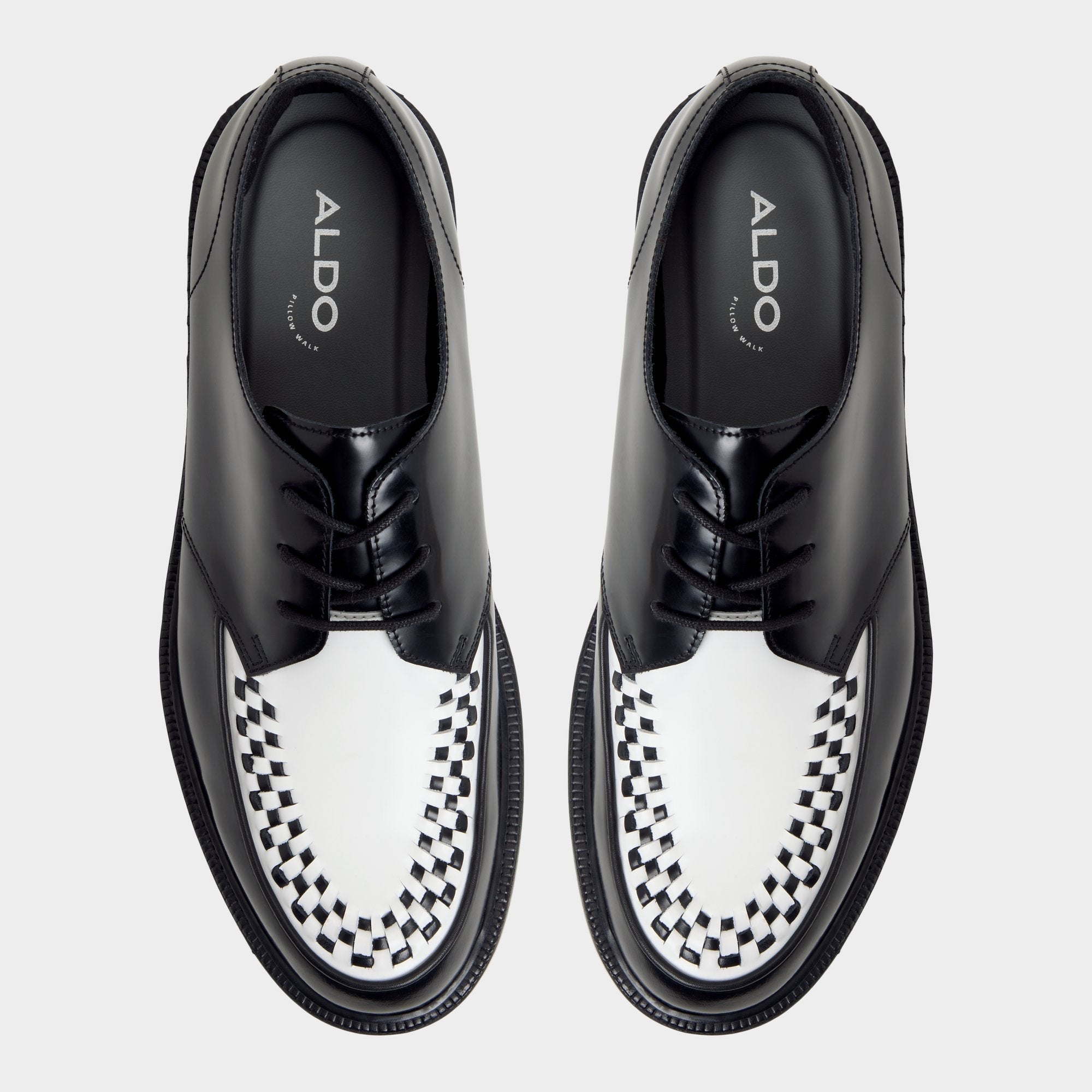 Rocco in Black White - Oxford shoe
