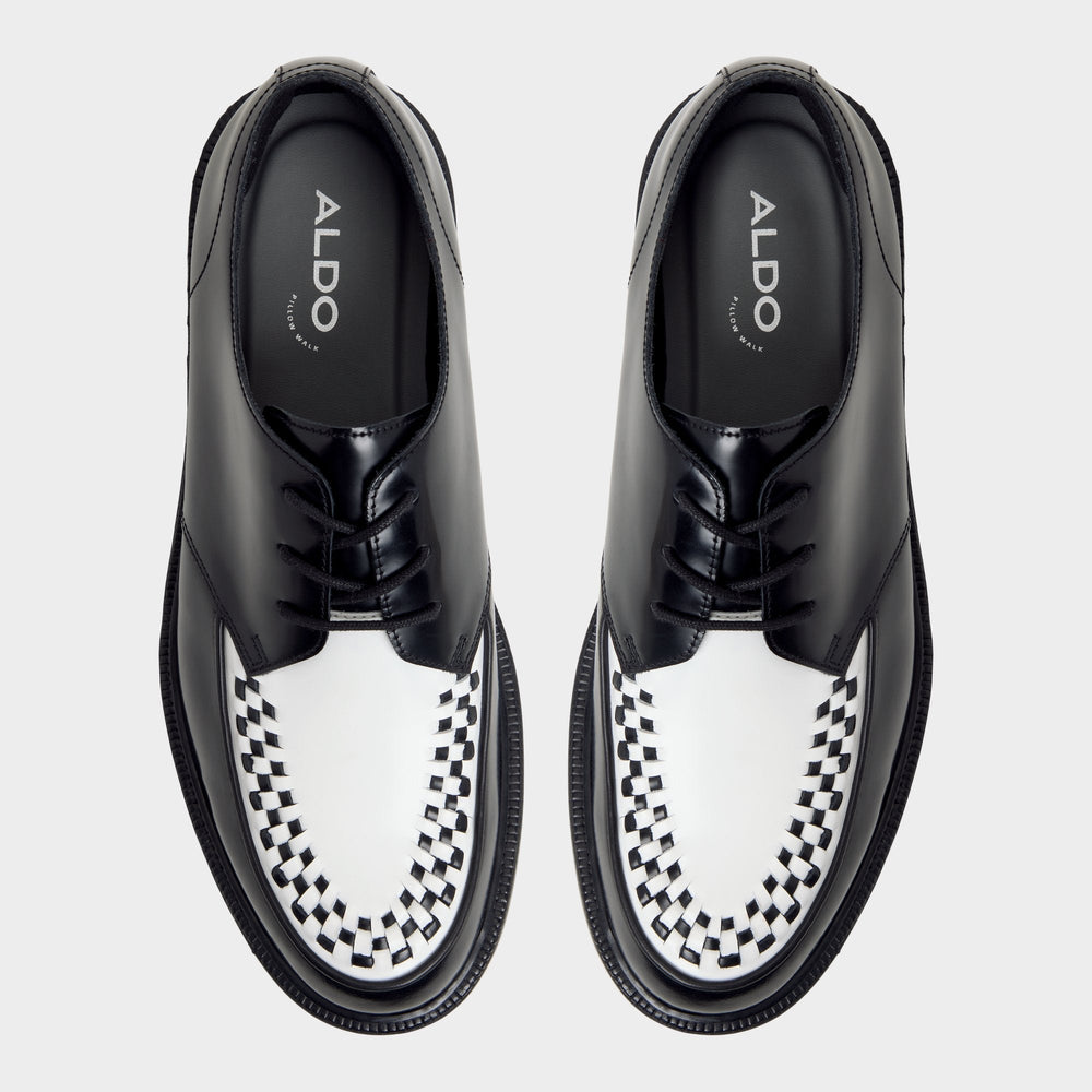Rocco in Black White - Oxford shoe