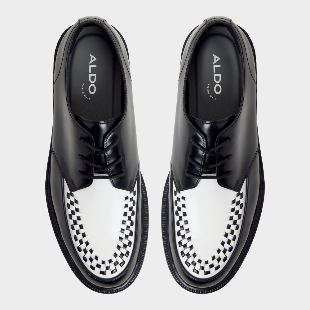 Rocco in Black White - Oxford shoe