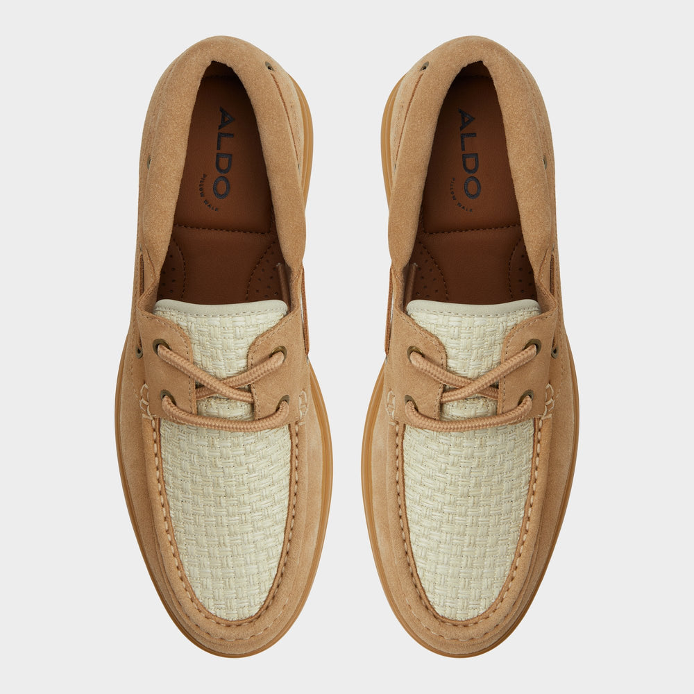 Seaexplorer Beige Men's Dress Shoes - Boat shoe