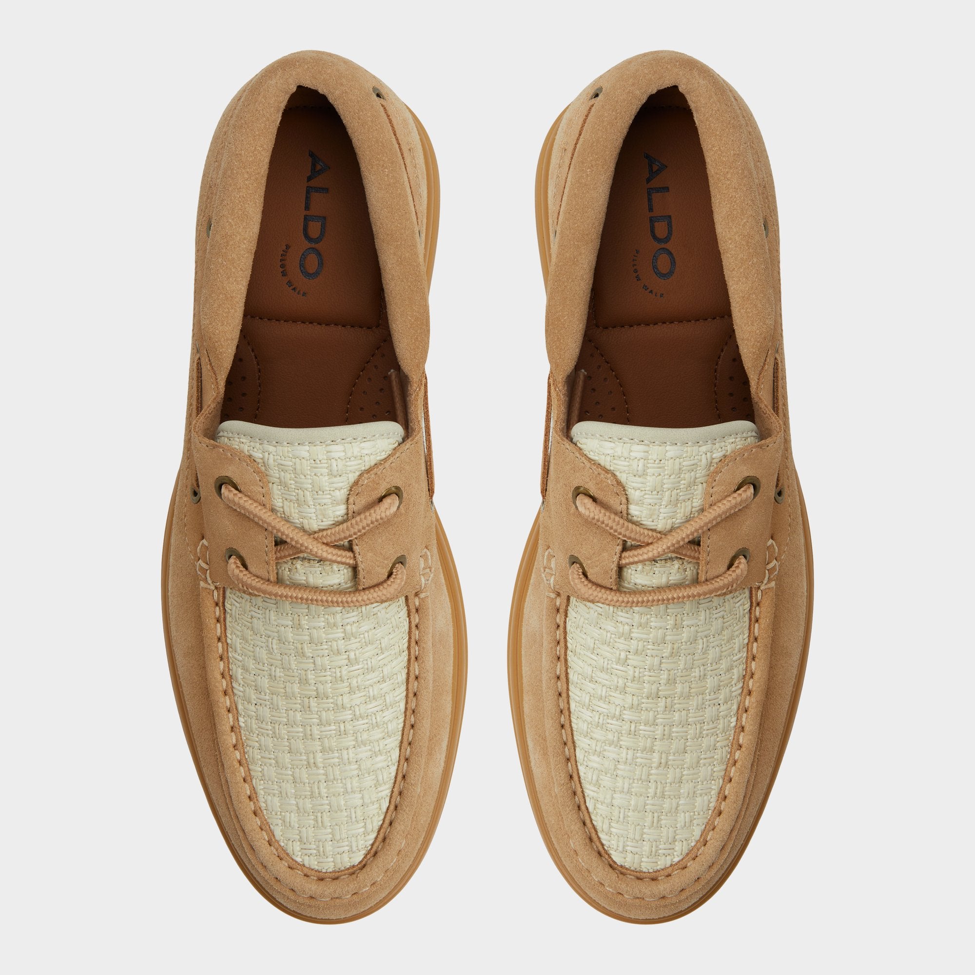 Seaexplorer Beige Men's Dress Shoes - Boat shoe
