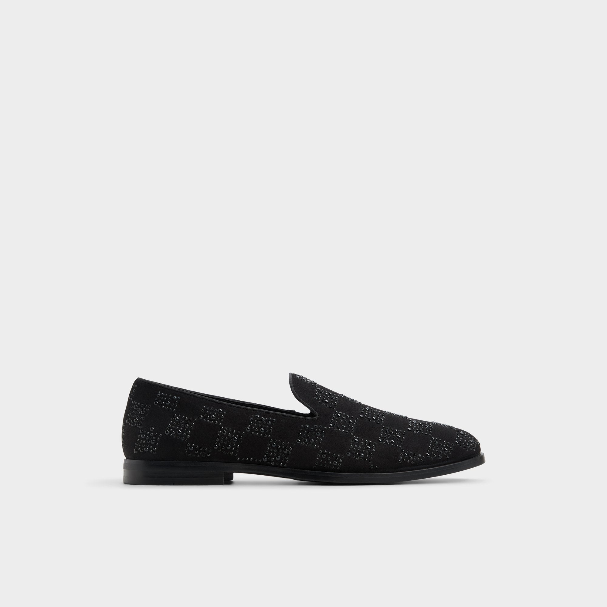 Casino Other Black Synthetic Textured Men's Dress Shoes - Loafer