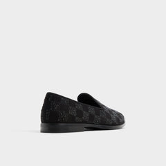 Casino Other Black Synthetic Textured Men's Dress Shoes - Loafer