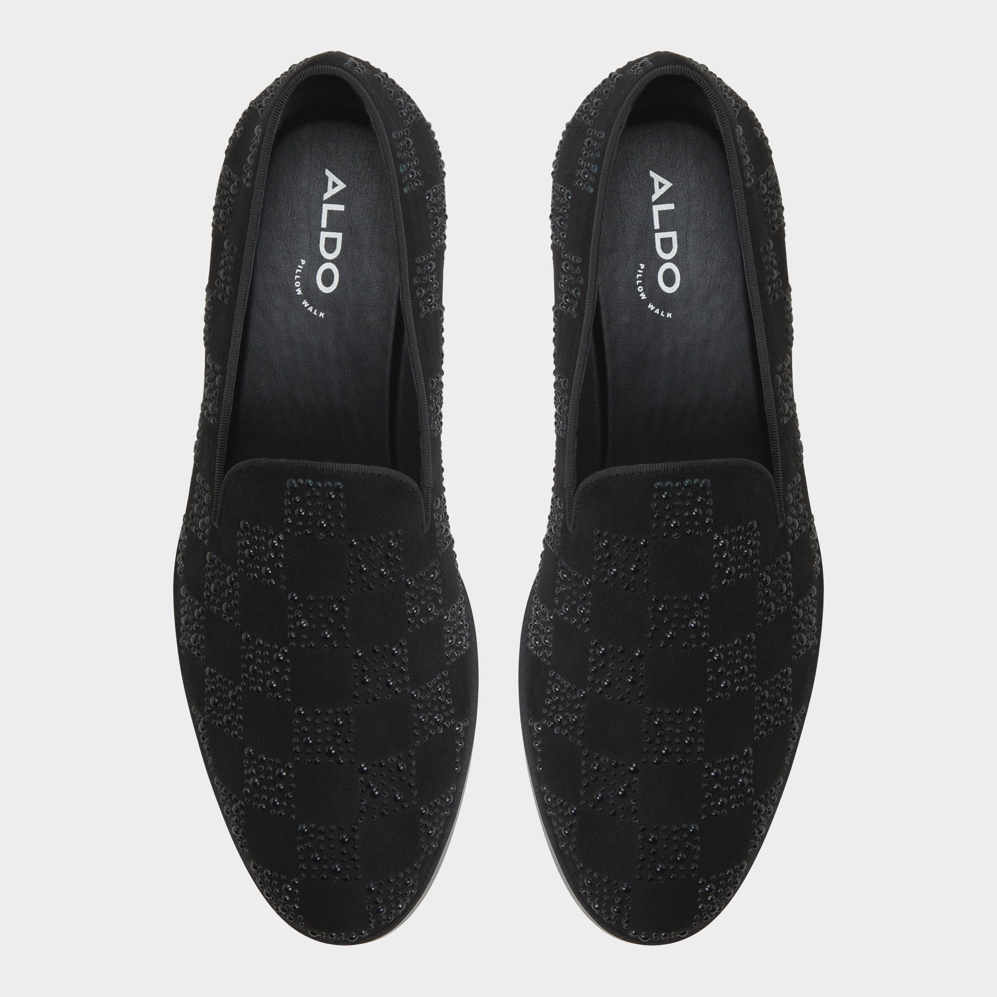 Casino Other Black Synthetic Textured Men's Dress Shoes - Loafer