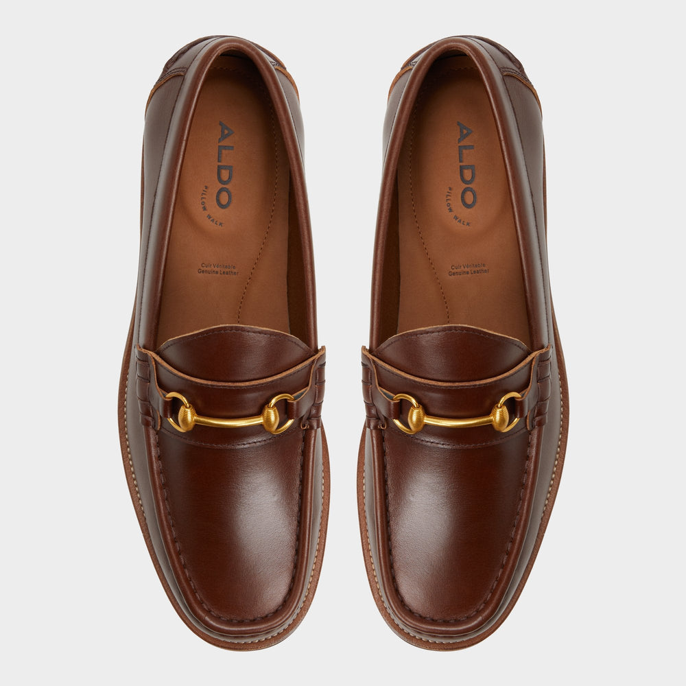 Wildwoodd Medium Brown Men's Dress Shoes - Loafer