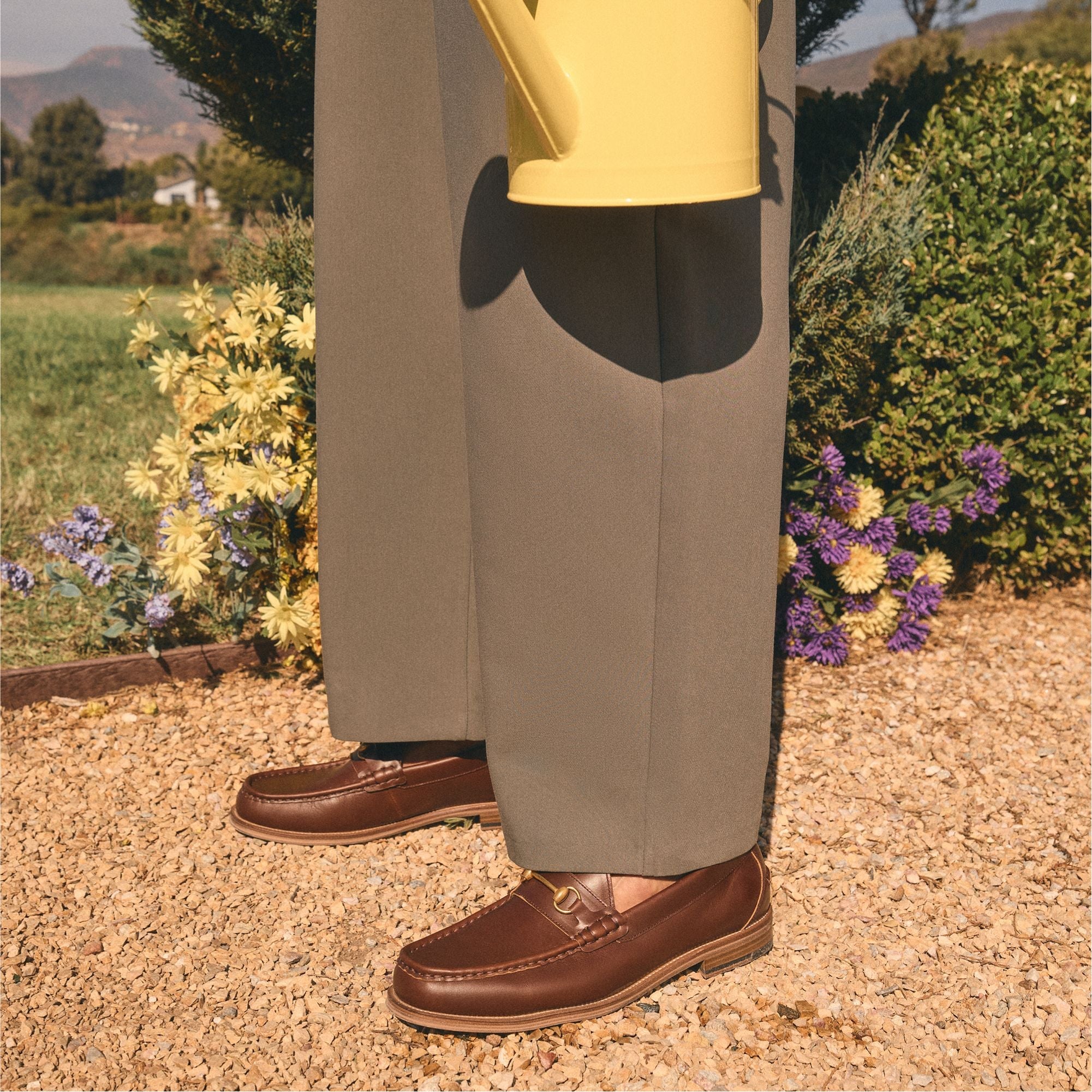 Wildwoodd Medium Brown Men's Dress Shoes - Loafer