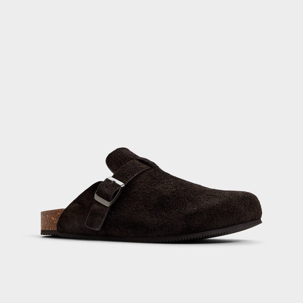 Spade Dark Brown Men's Loafers & Slip-Ons - Mule