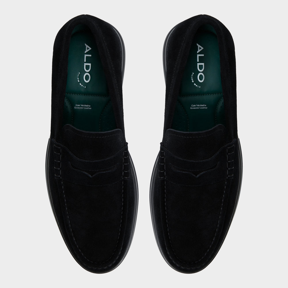 Tucker Black/Black Men's Dress Shoes - Loafer