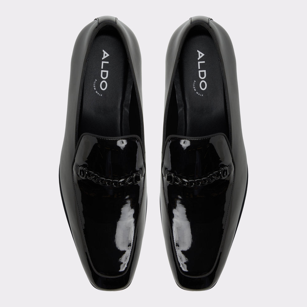 Umo Black Men's Dress Shoes - Loafer