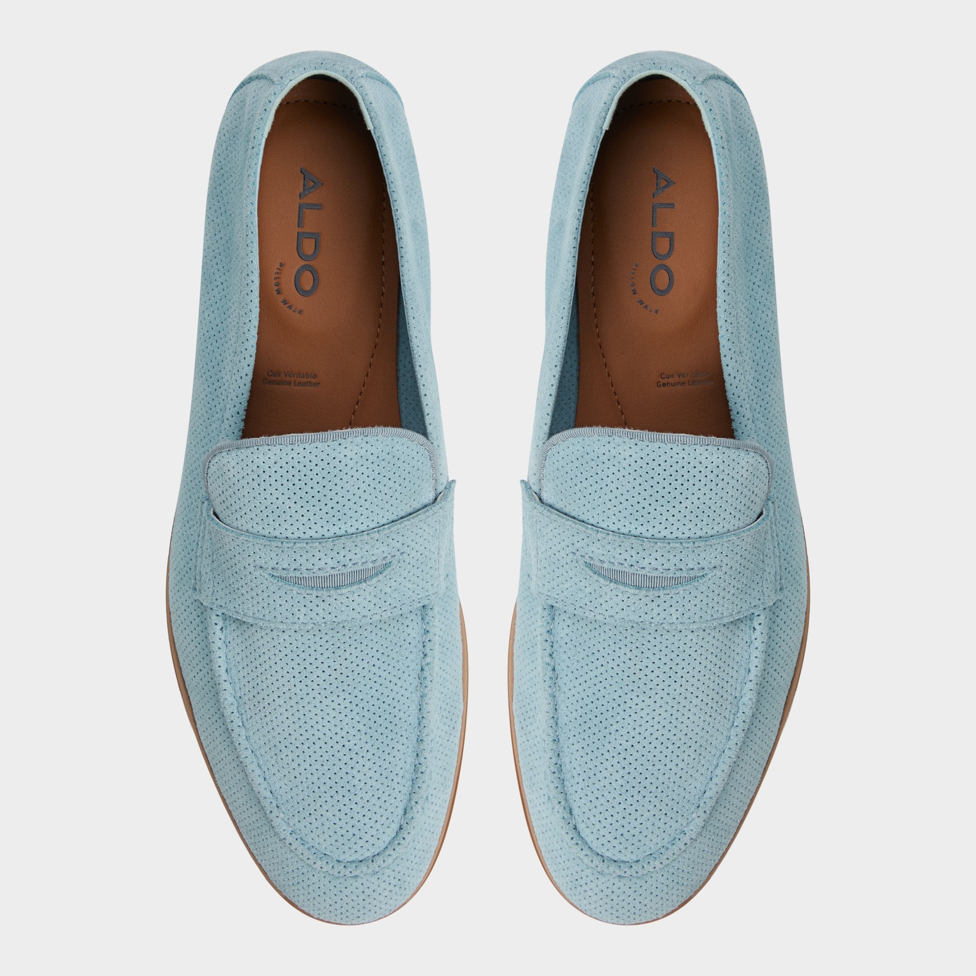 Journey Light Blue Men's Dress Shoes - Loafer