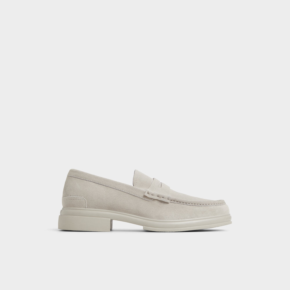 Tucker Light Grey Men's Dress Shoes - Loafer