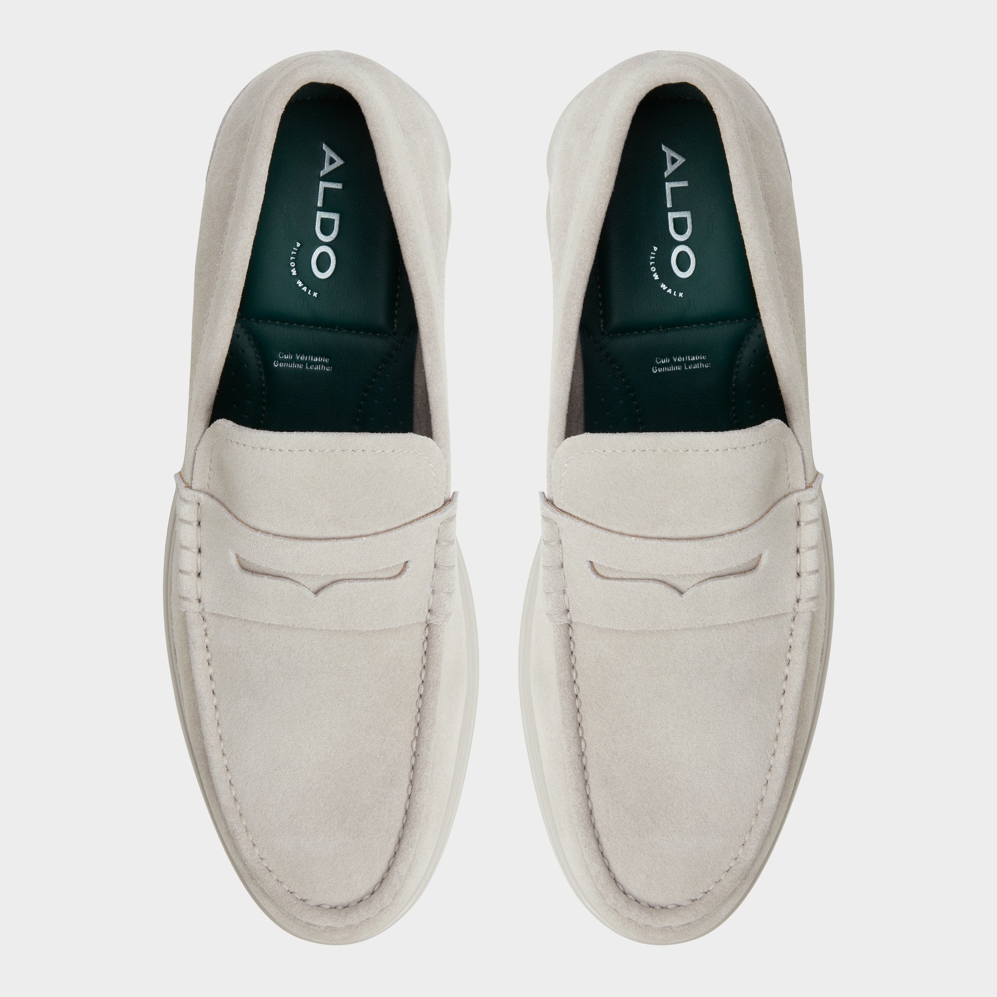 Tucker Light Grey Men's Dress Shoes - Loafer