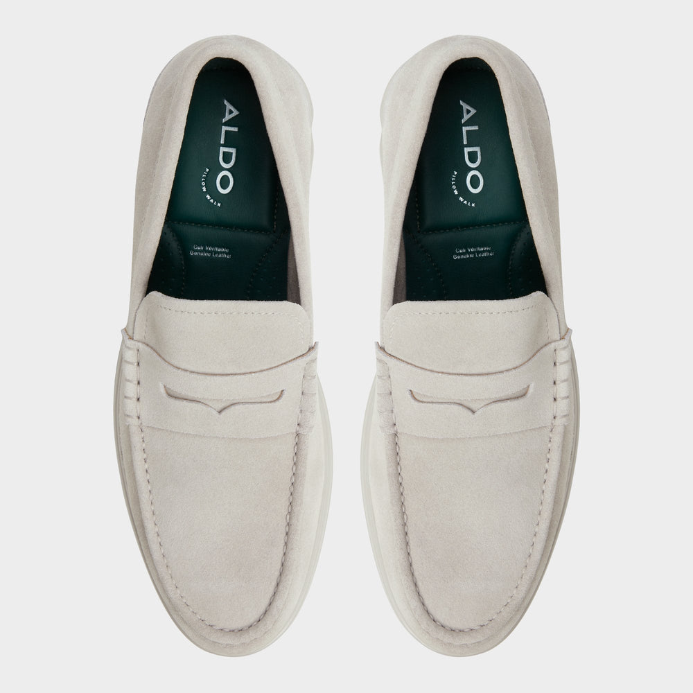 Tucker Light Grey Men's Dress Shoes - Loafer