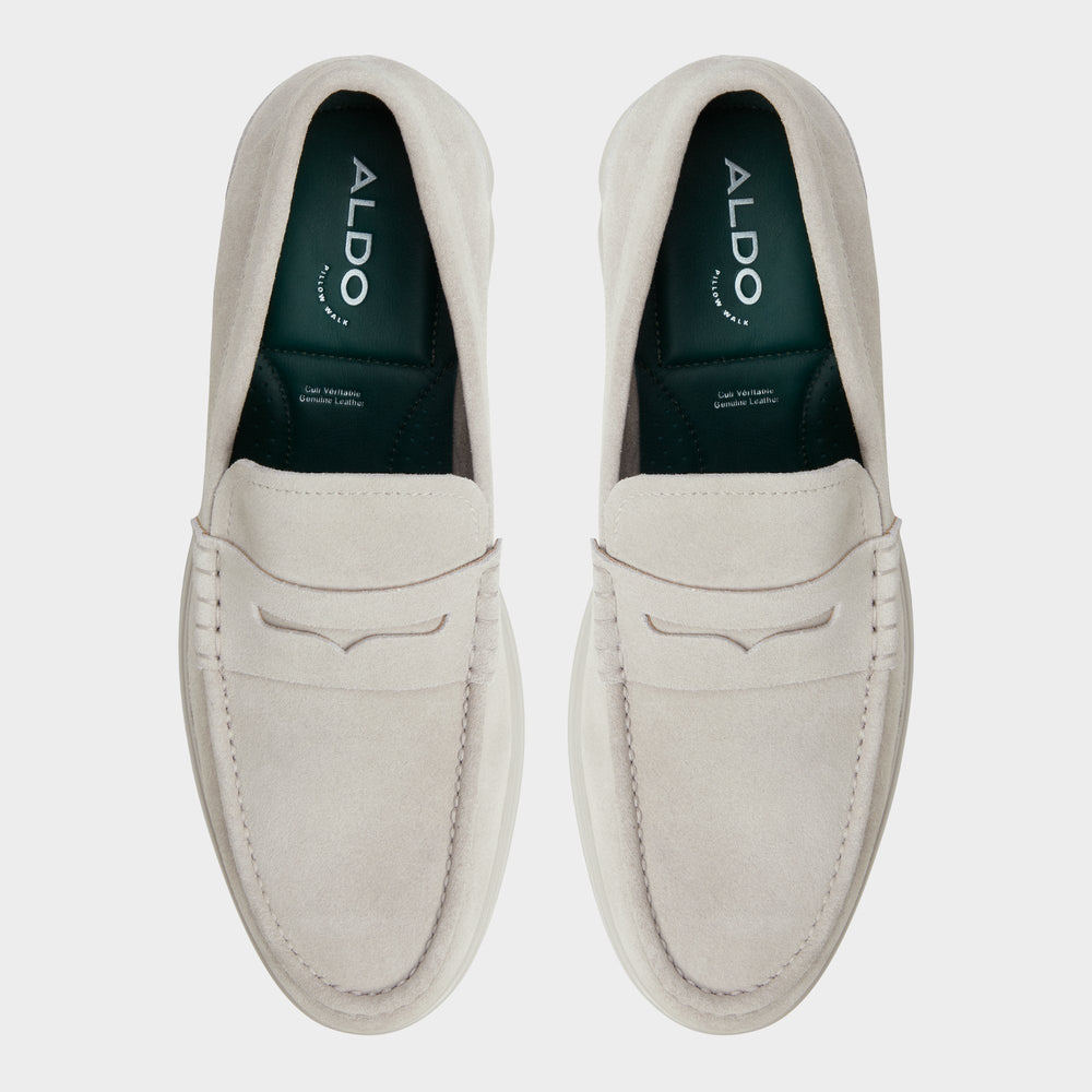 Tucker Light Grey Men's Dress Shoes - Loafer