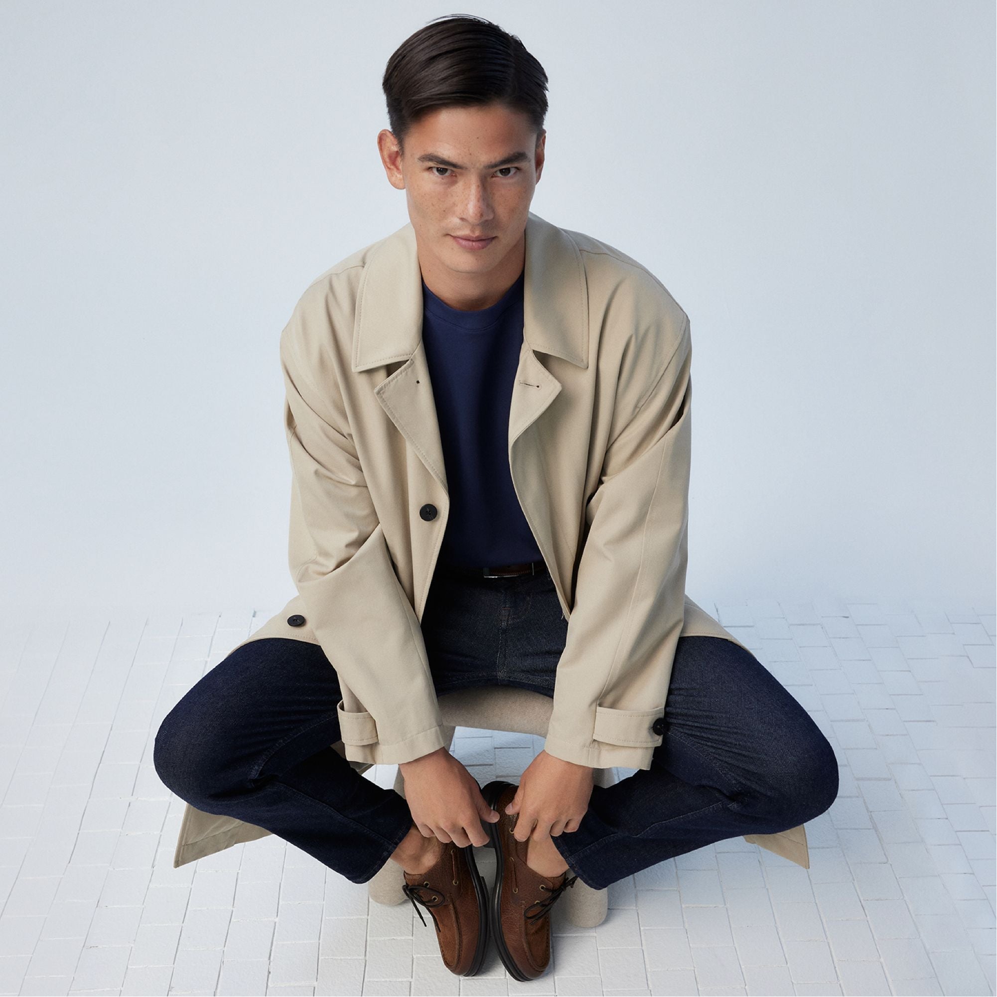 Seaexplorer Cognac Men's Dress Shoes - Boat shoe