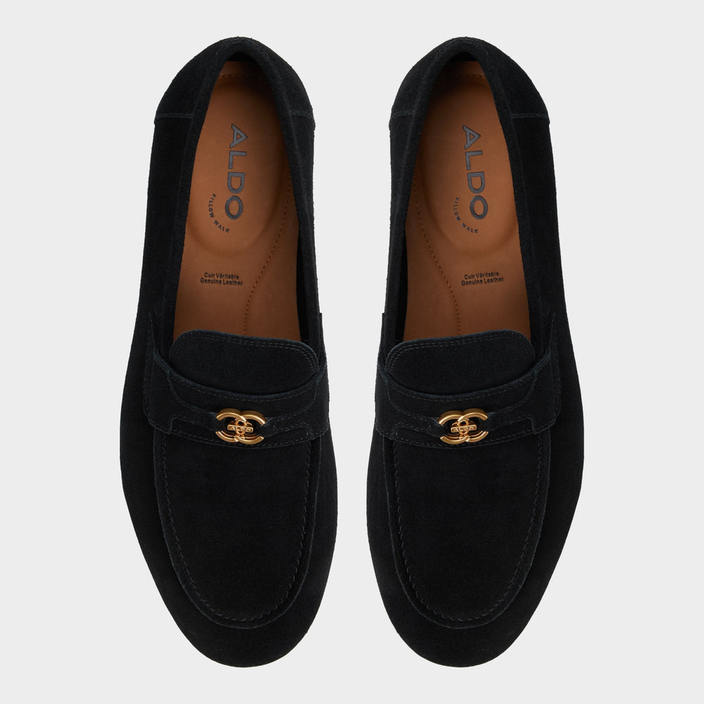 Fiero Black Men's Dress Shoes - Loafer