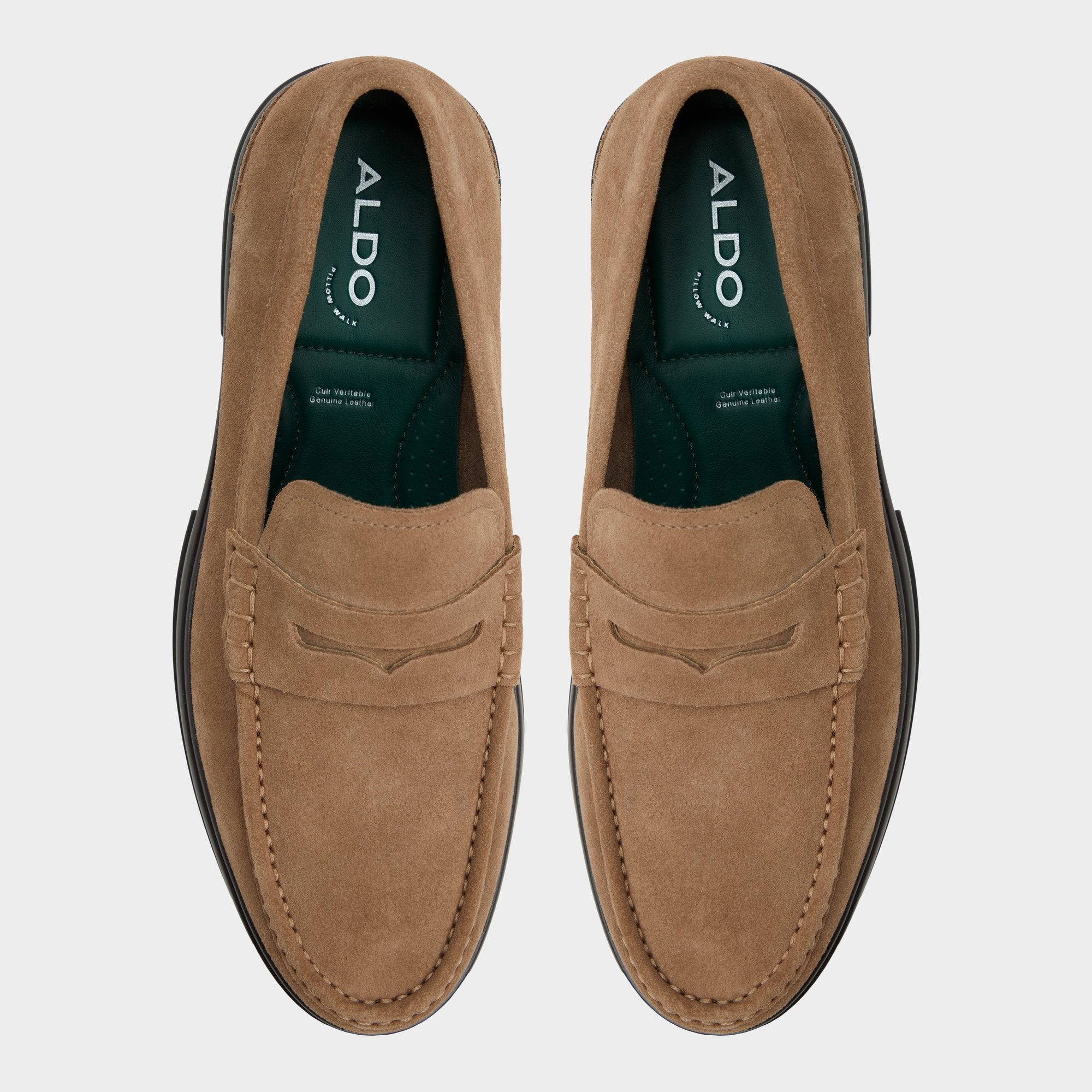 Tucker Other Brown Leather Suede Men's Dress Shoes - Loafer