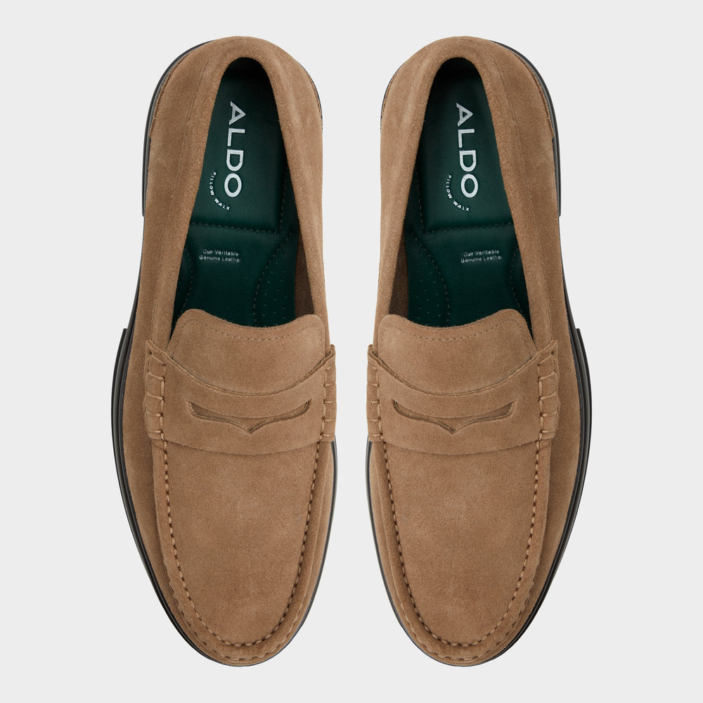 Tucker Other Brown Leather Suede Men's Dress Shoes - Loafer