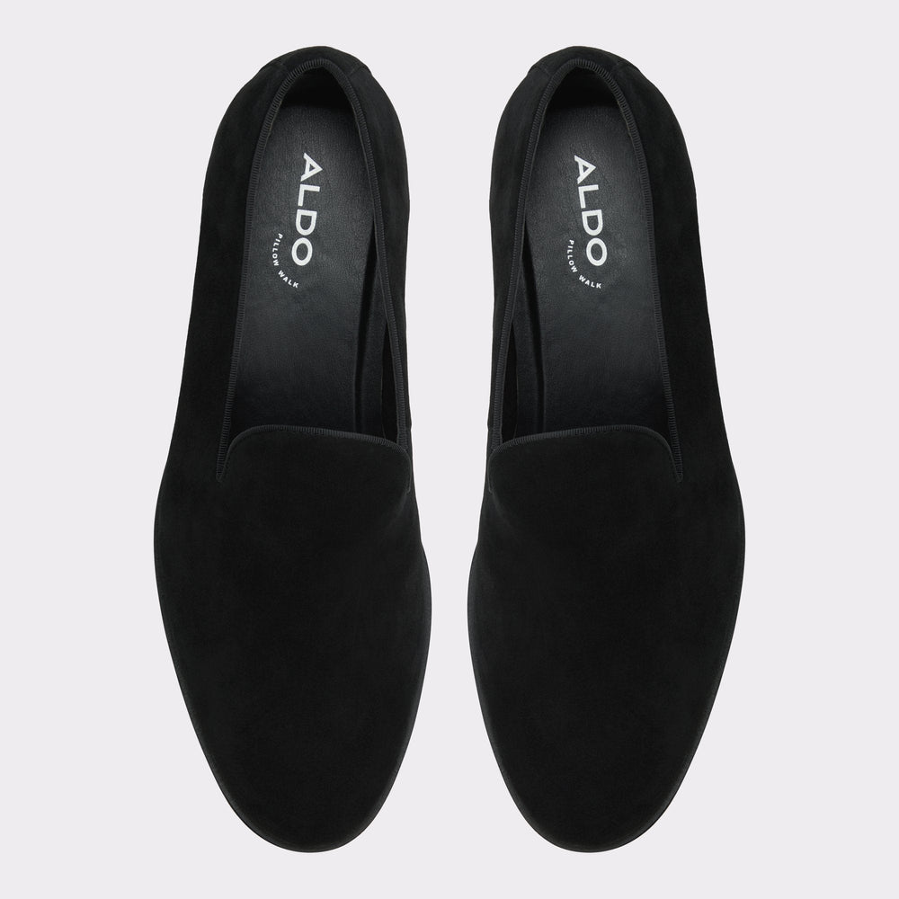 Casino Other Black Leather Suede Men's Dress Shoes - Loafer