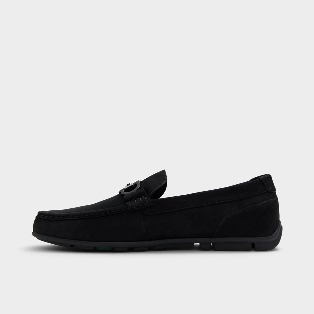 Orlovoflexx Black Men's Loafers & Slip-Ons - Driving shoe
