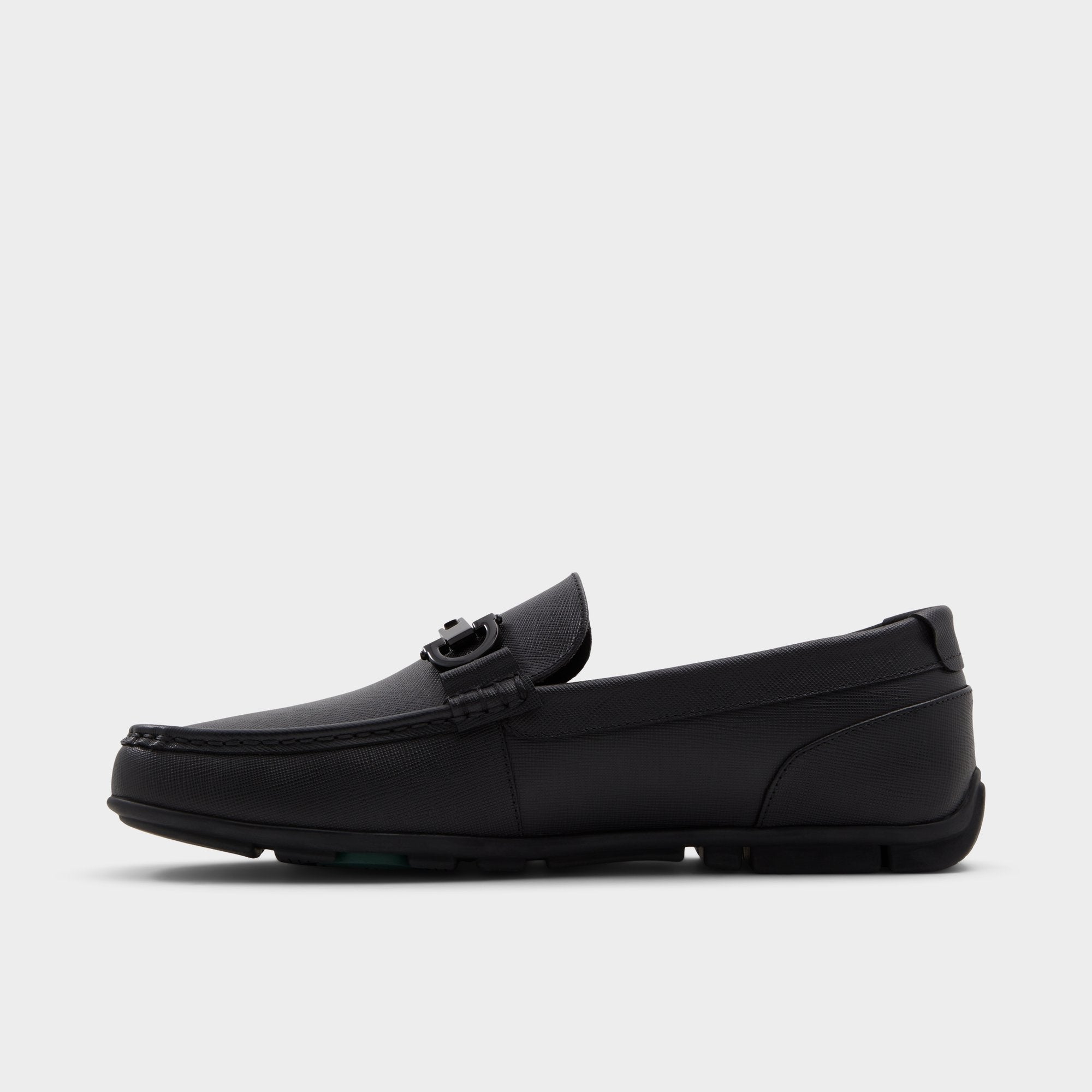 Orlovoflexx Open Black Men's Loafers & Slip-Ons - Driving shoe