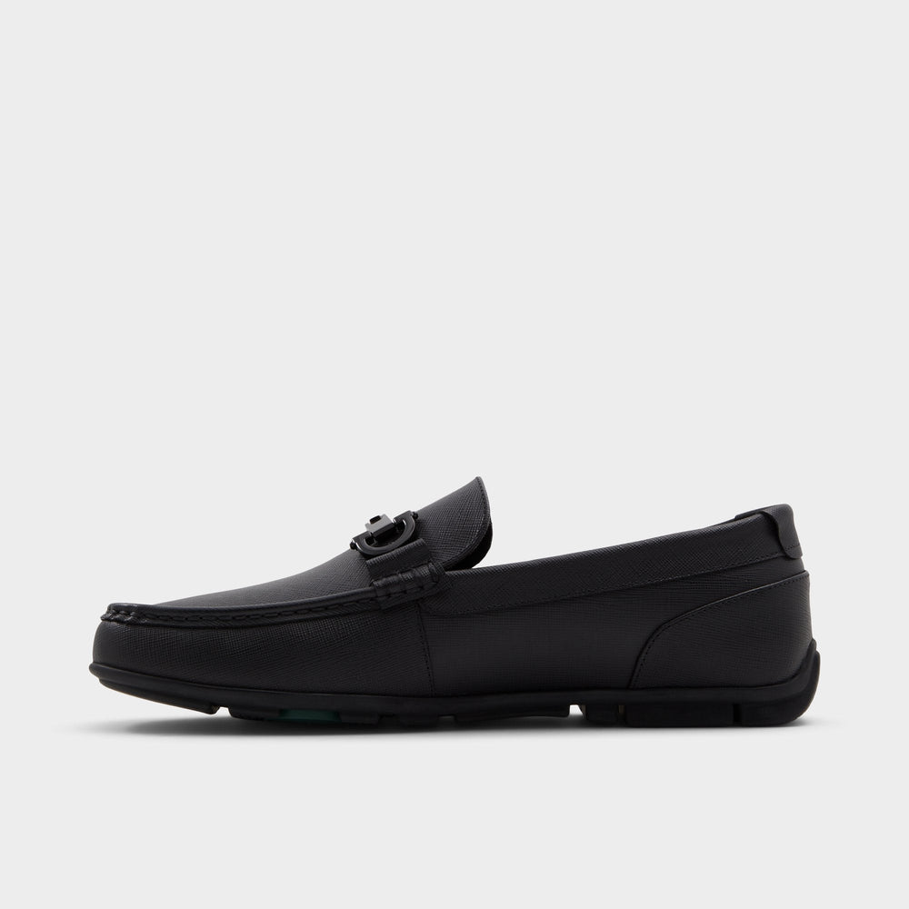 Orlovoflexx Open Black Men's Loafers & Slip-Ons - Driving shoe