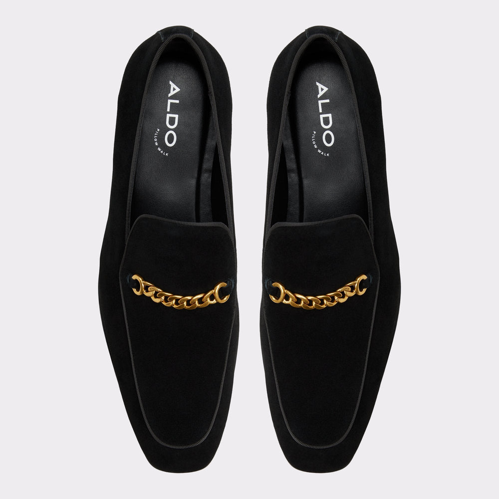 Umo Open Black Men's Dress Shoes - Loafer