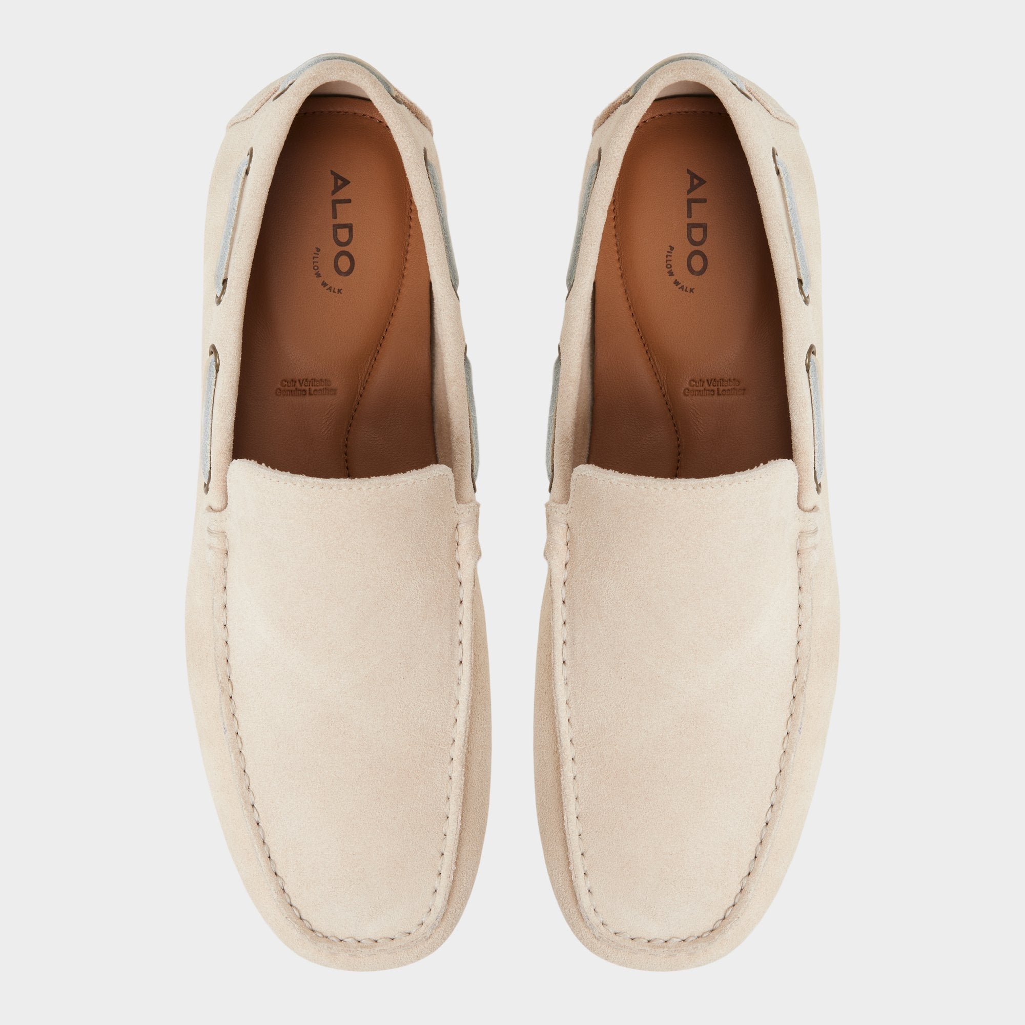 Horton in In Cream - Driving shoe