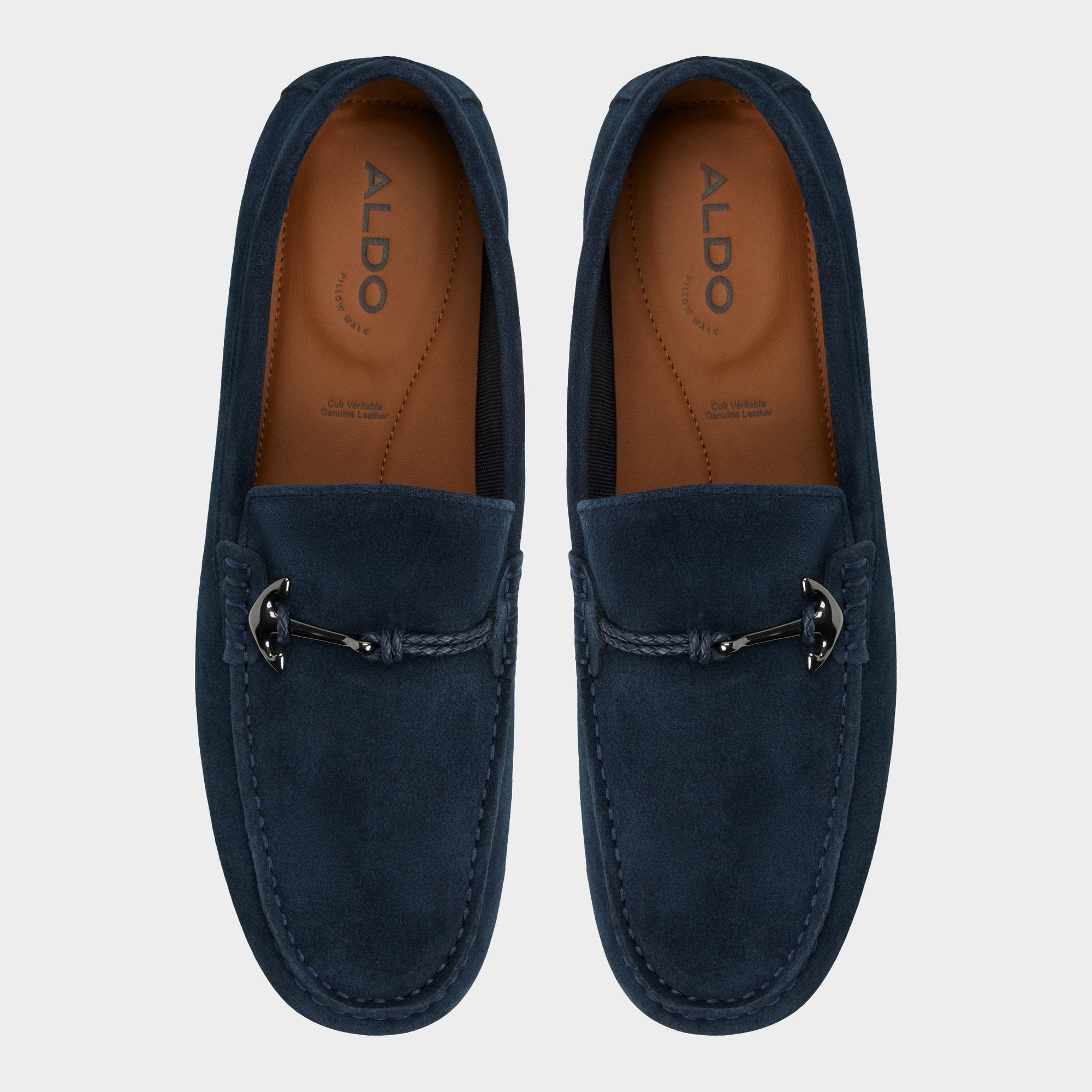 Wilbart Navy Men's Casual Shoes - Driving shoe