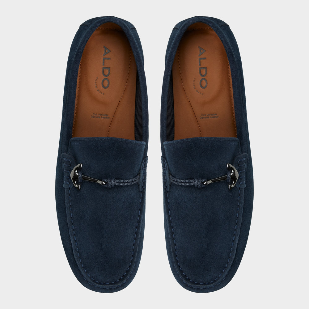 Wilbart Navy Men's Casual Shoes - Driving shoe