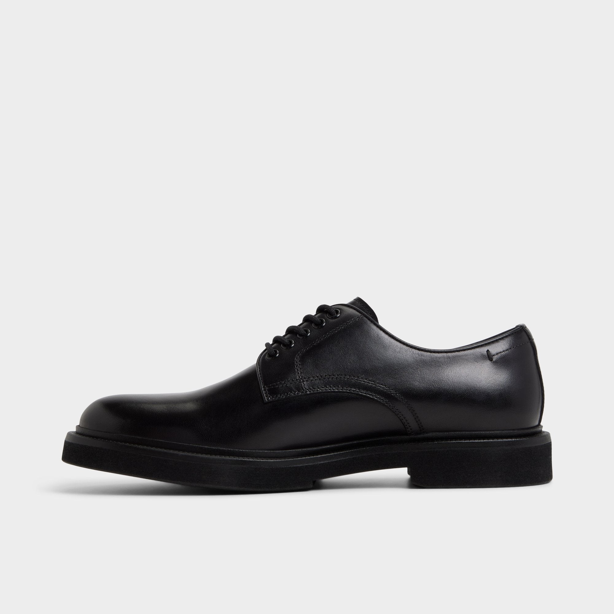 Geoff in Black - Derby shoe