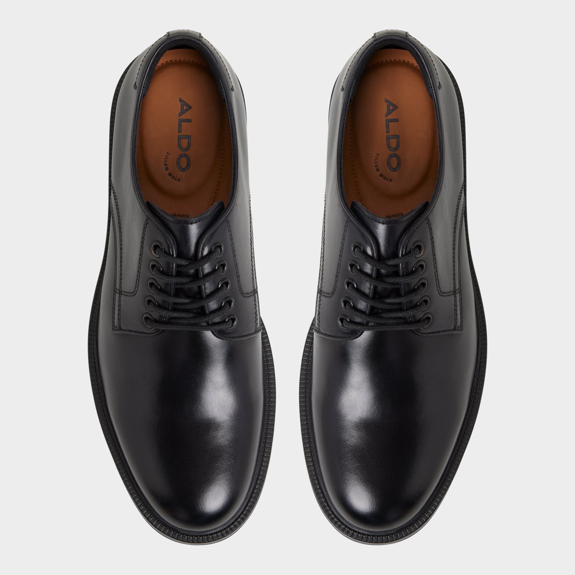 Geoff in Black - Derby shoe