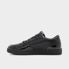 Zethan Black Synthetic Patent Men's Low top - Low top sneaker Cup sole
