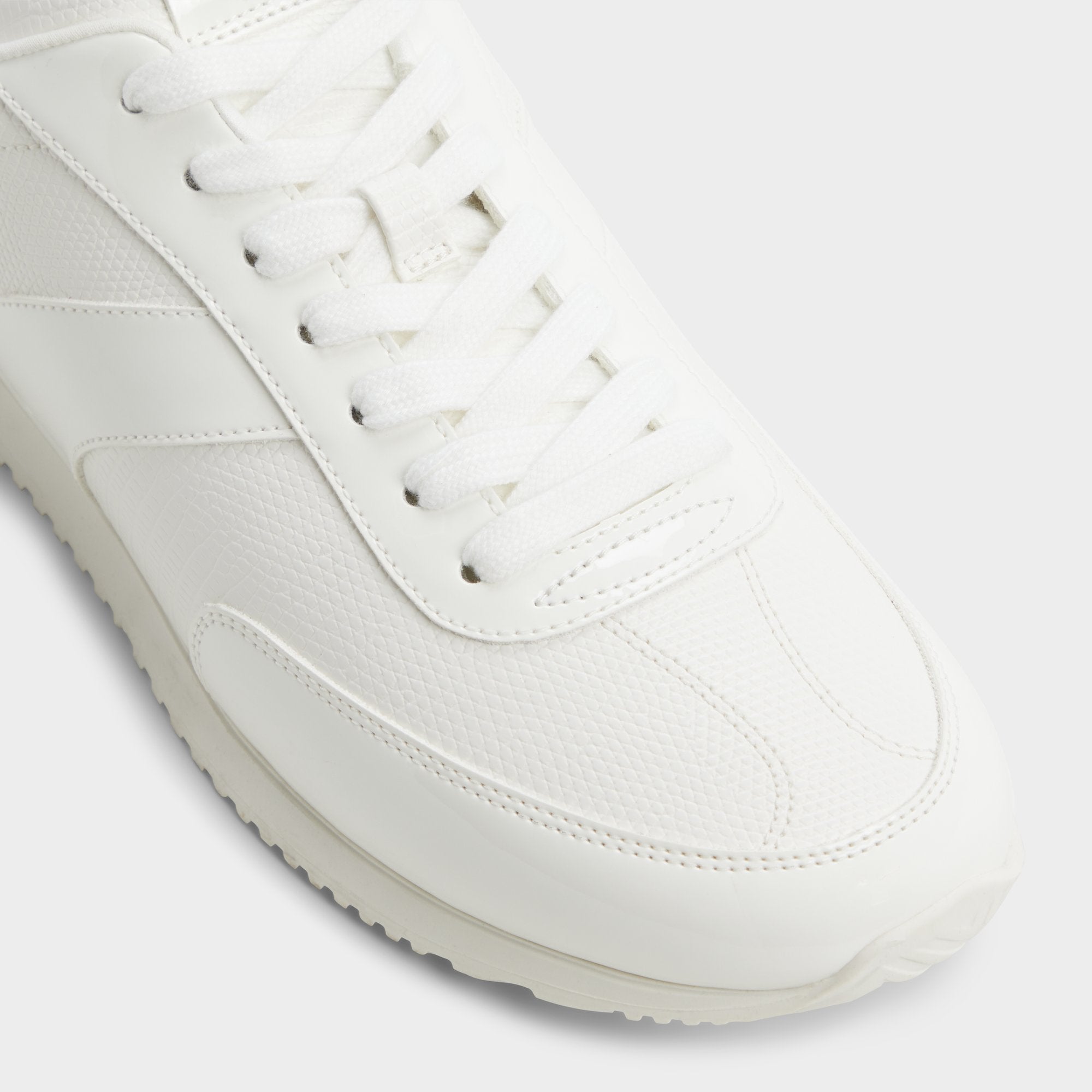 Nathaniel in White Combo - Low top sneaker Cup sole