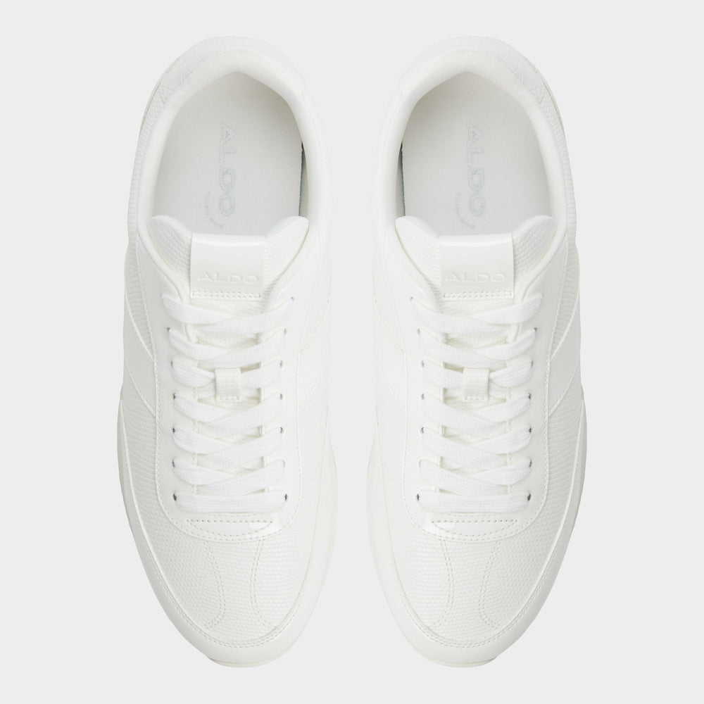 Nathaniel in White Combo - Low top sneaker Cup sole
