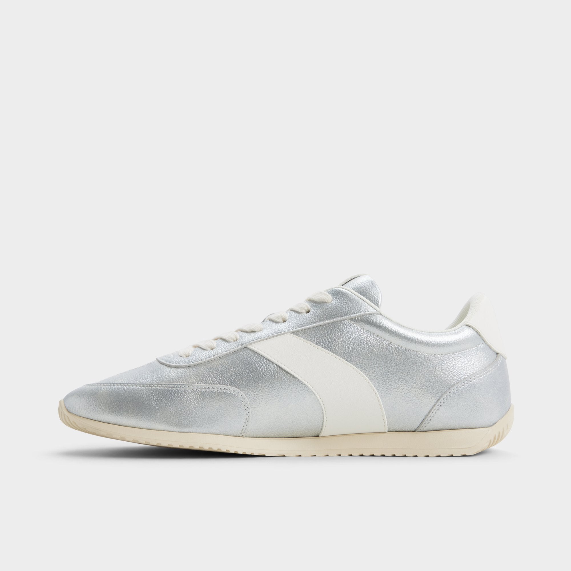 Nathaniel in Silver - Low top sneaker Cup sole