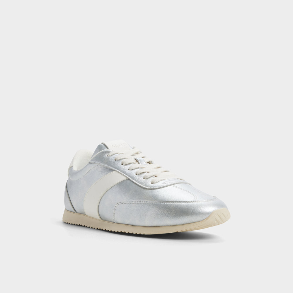 Nathaniel in Silver - Low top sneaker Cup sole