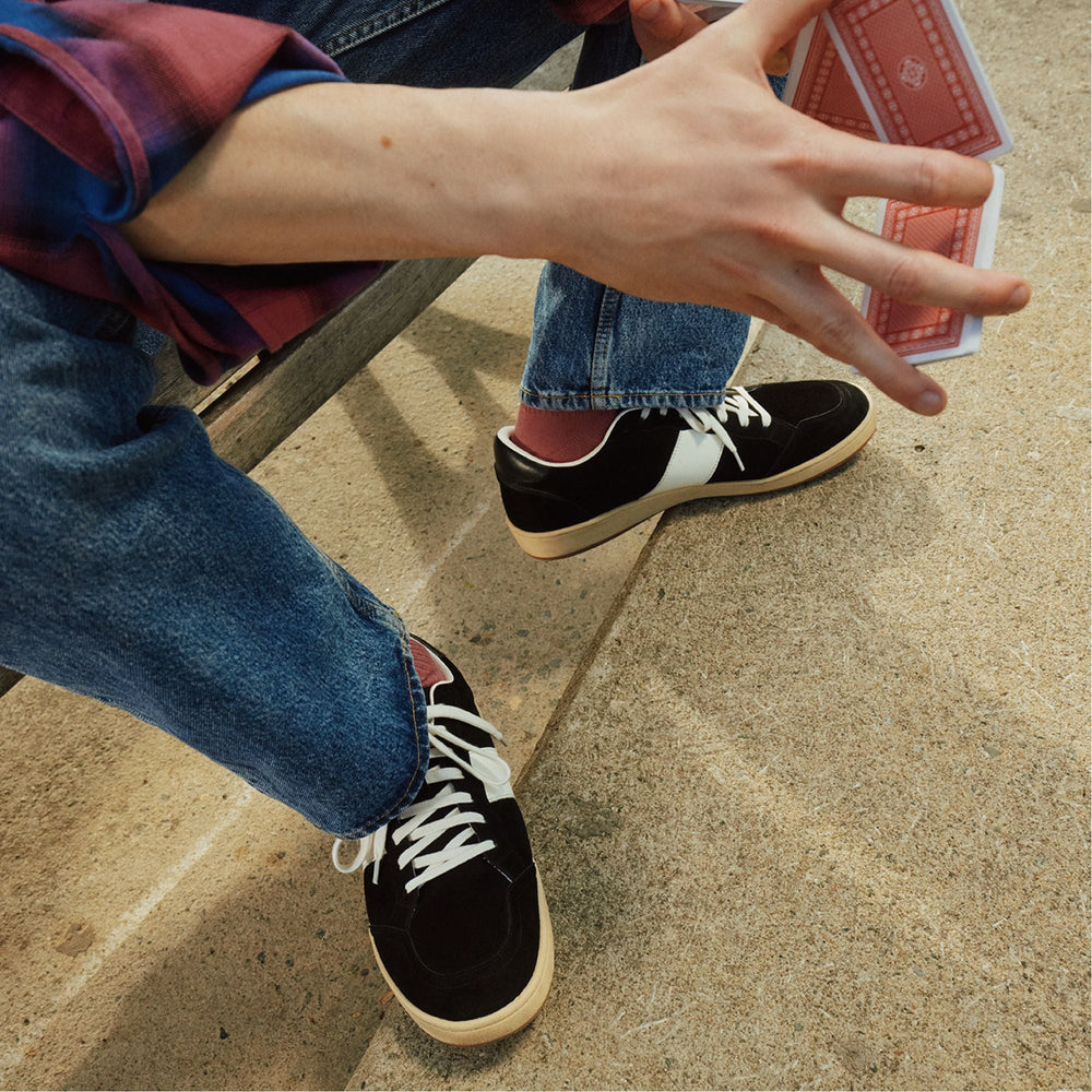 Roscoe in Black 14161308 - Low top sneaker Cup sole